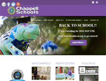 Tablet Screenshot of chappellschools.com